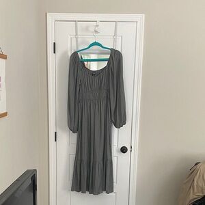 Elegant Gray Women's Dress
